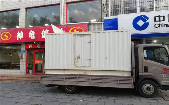 大安镇出租发电机施工案例